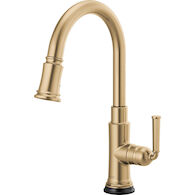 ROOK SINGLE HANDLE PULL-DOWN KITCHEN FAUCET WITH SMARTTOUCH, Brilliance Luxe Gold, medium