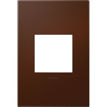 ADORNE 1-GANG PLASTIC WALL PLATE, Soft Touch Russet, large