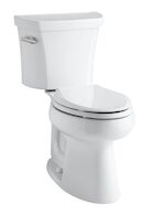 HIGHLINE® COMFORT HEIGHT® TWO-PIECE ELONGATED 1.28 GPF TOILET WITH CLASS FIVE® FLUSHING TECHNOLOGY, White, medium