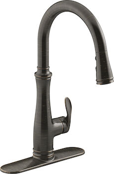 BELLERA® TOUCHLESS PULL-DOWN KITCHEN SINK FAUCET, Oil-Rubbed Bronze, large