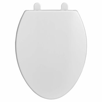TELESCOPING SLOW-CLOSE EAST LIFT OFF ELONGATED TOILET SEAT, White, large