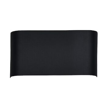 PLATEAU 12" LED OUTDOOR WALL SCONCE, Black, large