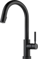 SOLNA® SINGLE HANDLE SINGLE HOLE PULL-DOWN KITCHEN FAUCET WITH SMARTTOUCH(R), Matte Black, medium