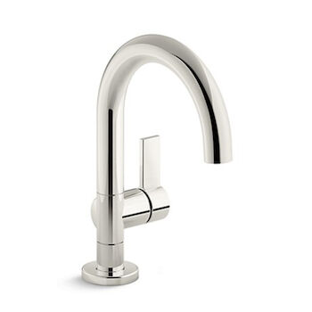ONE SINGLE CONTROL LAV SINK FAUCET, Nickel Silver, large