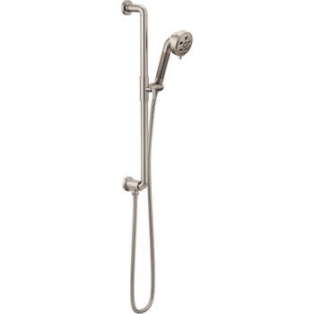 LITZE SLIDE BAR HANDSHOWER WITH H2OKINETIC® TECHNOLOGY, Luxe Nickel, large