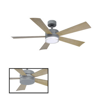 WYND 52-INCH 3000K LED CEILING FAN, Graphite, large