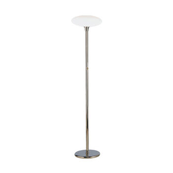 RICO ESPINET OVO 1 LIGHT TORCHIERE, Polished Nickel, large