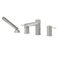 4-PIECE DECKMOUNT TUB FAUCET WITH HANDSHOWER, 61N018, Polished Chrome, medium