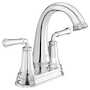 DELANCEY 4-INCH CENTERSET TWO-HANDLE BATHROOM FAUCET, Chrome, small
