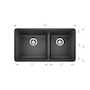 PRECIS UNDERMOUNT 1.75 LOW DIVIDE SINK, , small