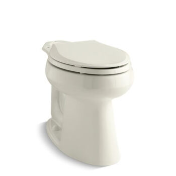 HIGHLINE TWO-PIECE ELONGATED COMFORT HEIGHT TOILET BOWL ONLY, Biscuit, large