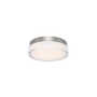DOT 6-INCH 3500K LED ROUND FLUSH MOUNT, Stainless Steel, small