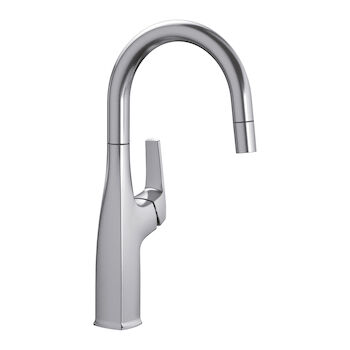 RIVANA PULL DOWN BAR FAUCET, PVD Steel, large