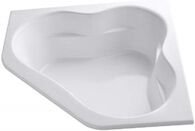 TERCET® 60 X 60 INCHES BATHTUB WITH INTEGRAL FLANGE AND CENTER DRAIN, White, medium