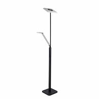 5020 LED TORCHIERE WITH READING LIGHT, Black, medium