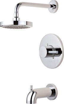 TOMMY MONITOR 14 SERIES H2OKINETIC TUB AND SHOWER TRIM, Chrome, large