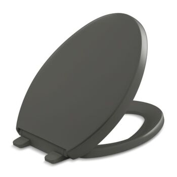 REVEAL QUIET-CLOSE ELONGATED TOILET SEAT, Thunder Grey, large