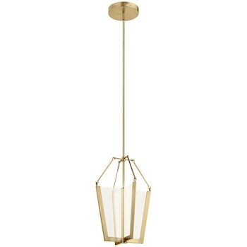 CALTERS 19.75" LED PENDANT, Champagne Gold, large