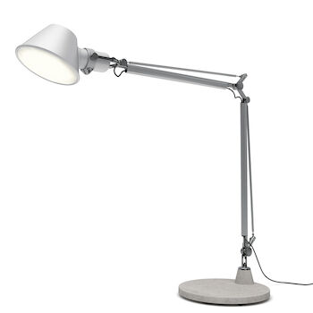 TOLOMEO XXL FLOOR LAMP WITH BASE, Aluminum, large
