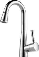 BRIZO SINGLE HANDLE PULL-DOWN BAR/PREP FAUCET WITH SOFTTOUCH, Chrome, medium