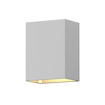 BOX LED WALL SCONCE, Textured White, large