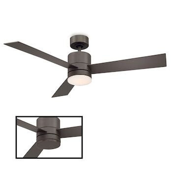 AXIS 52-INCH 3000K LED CEILING FAN, Bronze, large
