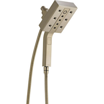 ESSENTIAL SHOWERING EURO SQUARE HYDRATI™ 2|1 SHOWER WITH H2OKINETIC® TECHNOLOGY, Brushed Nickel, large