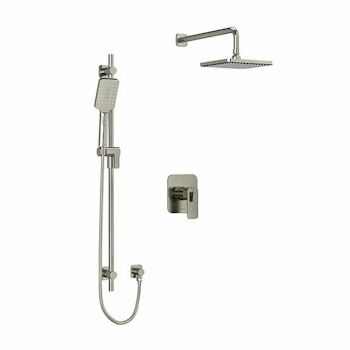 EQUINOX SHOWER KIT 323 WITH HAND SHOWER AND SHOWER HEAD, Brushed Nickel, large