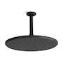 FOUNDATIONS AIR-INDUCTION LARGE CONTEMPORARY RAIN SHOWERHEAD, Black, small