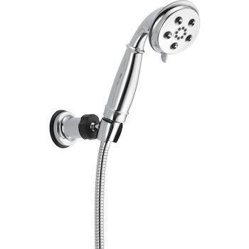 CASSIDY 3-SETTING ADJUSTABLE WALL-MOUNT HAND SHOWER, Chrome, large