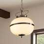 OPAL 2 LIGHT PENDANT, Classic Pewter, small
