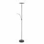 5021 LED TORCHIERE WITH READING LIGHT, Black, small