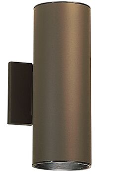 2-LIGHT INDOOR/OUTDOOR WALL LIGHT, Architectural Bronze, large