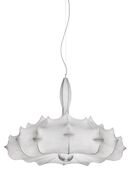 ZEPPELIN S1 CHANDELIER LIGHT MADE OF COCOON MATERIAL BY MARCEL WANDERS, White, medium