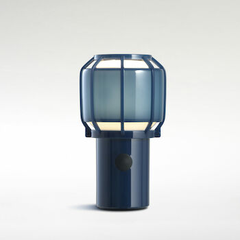 CHISPA OUTDOOR PORTABLE LAMP BLACK, Blue, large