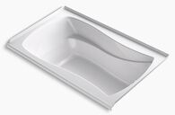 MARIPOSA® 60 X 36 INCHES ALCOVE BATHTUB WITH INTEGRAL FLANGE AND RIGHT-HAND DRAIN, White, medium
