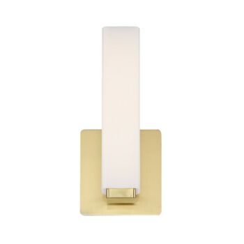 VOGUE 11-INCH 3000K LED WALL SCONCE LIGHT, WS-3111, Brushed Brass, large
