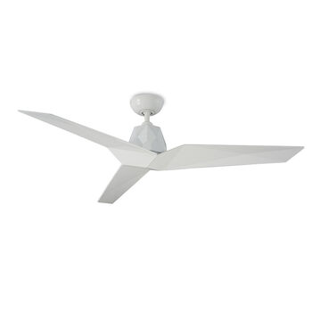 VORTEX 60-INCH CEILING FAN, Gloss White, large
