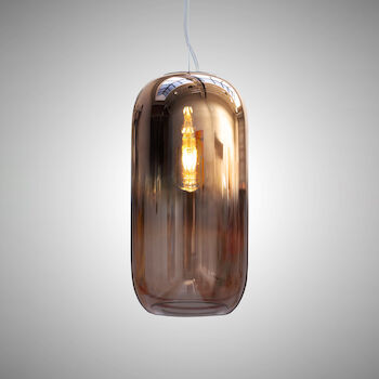 GOPLE LED PENDANT LIGHT WITH EXTENDED LENGTH, 14050-EXT, Copper, large