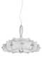 ZEPPELIN S1 CHANDELIER LIGHT MADE OF COCOON MATERIAL BY MARCEL WANDERS, White, small