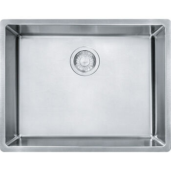 FRANKE CUBE STAINLESS STEEL UNDERMOUNT SINGLE BOWL KITCHEN SINK, Stainless Steel, large