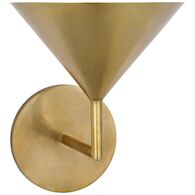 ORSAY 7-INCH SMALL SINGLE SCONCE, Hand-Rubbed Antique Brass, medium