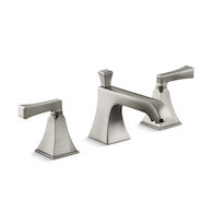 MEMOIRS STATELY WIDESPREAD BATHROOM SINK FAUCET WITH DECO LEVER HANDLES, Vibrant Brushed Nickel, medium