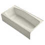 VILLAGER® 60 X 30 INCHES ALCOVE BATHTUB WITH INTEGRAL APRON AND RIGHT-HAND DRAIN, Biscuit, small