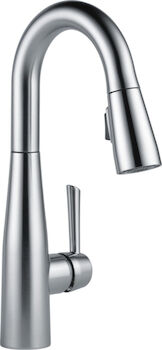 ESSA SINGLE HANDLE PULL-DOWN BAR/PREP FAUCET, Arctic Stainless, large