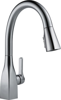 MATEO SINGLE HANDLE PULL-DOWN KITCHEN FAUCET, Arctic Stainless, large