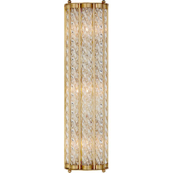 AERIN EATON 3-LIGHT 6-INCH WALL SCONCE LIGHT, Hand-Rubbed Antique Brass, large