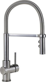 TOMMY DELTA GOURMET KITCHEN FAUCET, Arctic Stainless, large