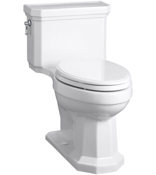 KATHRYN COMFORT HEIGHT ONE-PIECE  ELONGATED TOILET, White, large