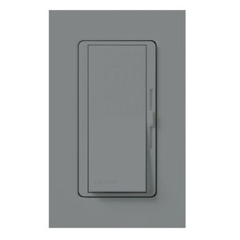 DIVA SINGLE POLE 300W ELECTRONIC LOW VOLTAGE DIMMER, WITH GLOSS FINISH, Grey, large